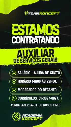 Vaga de emprego Aux de limpeza fichado 