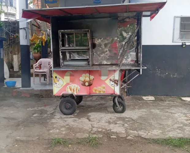 Carrinho de ambulante inox, vendas de lanches salgados etc