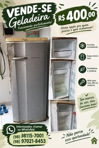 Geladeira funcionando perfeitamente