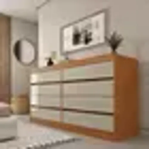 Cômoda Urban 8 Gavetas Estilo Contemporâneo