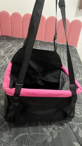 Cadeira ROSA Luxo Pet Carro Cachorros e Gatos
