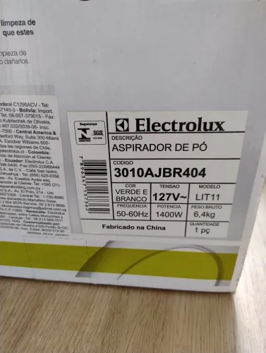Aspirador de Pó Electrolux Lite 1400W
