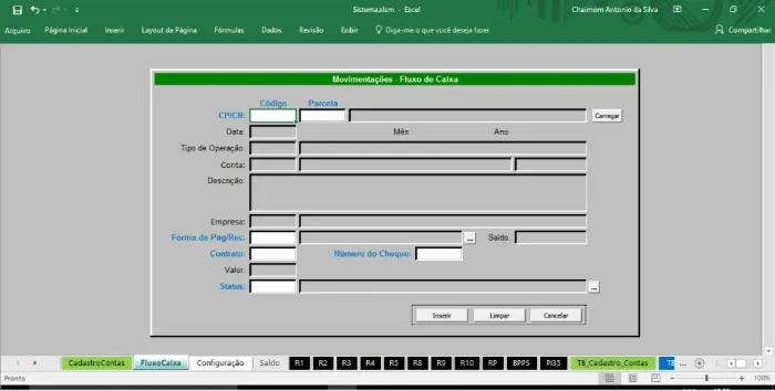 Trabalhos de Planilhas e Tabelas Excel
