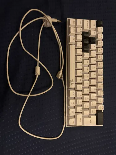 Teclado Mecânico Gamer Redragon LAKshmi Lunar White