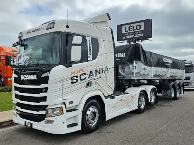 Scania R450 6x2 Ano 2021 RETARDER Automático  Euro 5 + Basculante 0km 25m³ Sem pneus