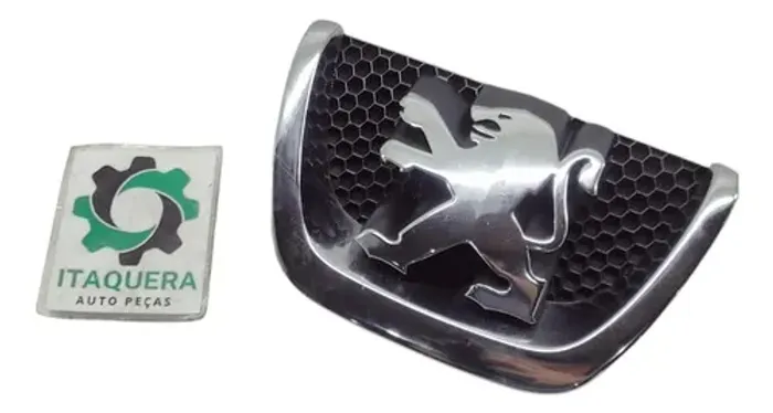 Emblema Parachoque Dianteiro Peugeot 207 Ano 2012 2013
