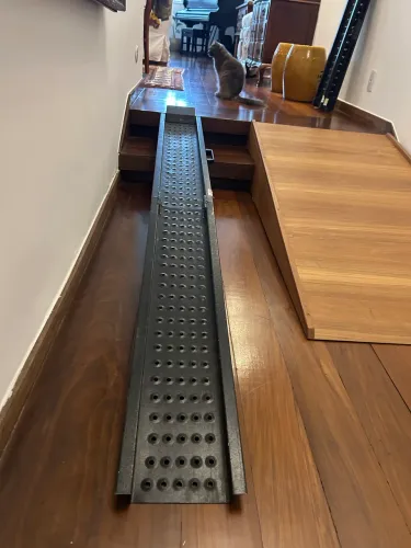 Rampa portátil e dobrável 