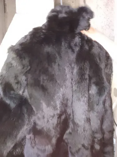 Jaqueta pele de coelho