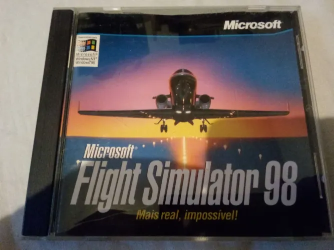 Cd Rom Flight Simulator 98, jogo para Pc nacional e original 