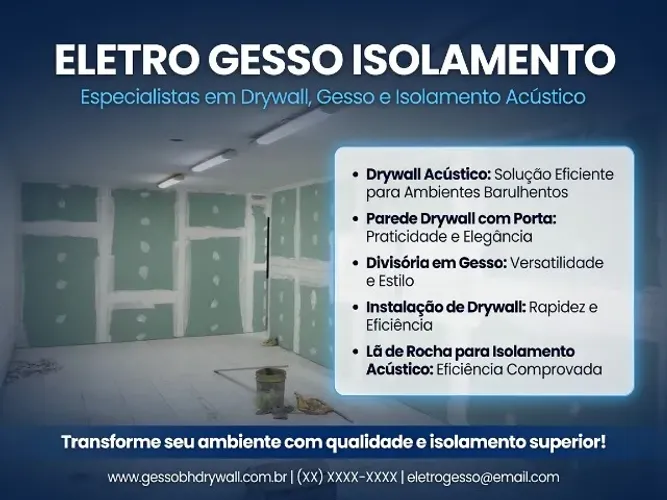 Divisória de Gesso