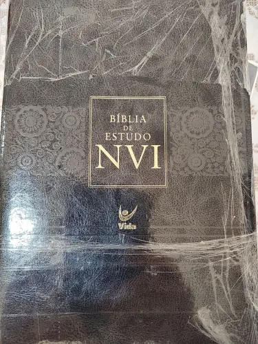BIBLIA DE ESTUDO NVI COURO LUXO