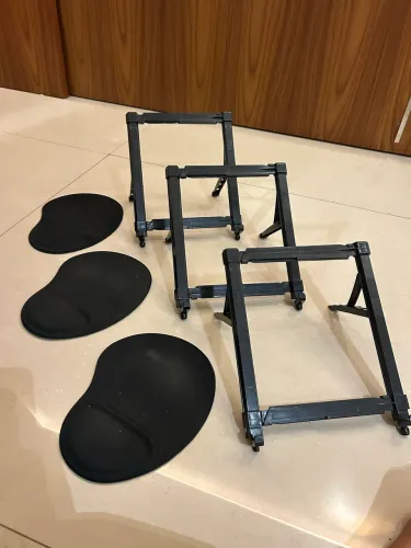 Kit 3 Suportes para Notebook + 3 Mousepads