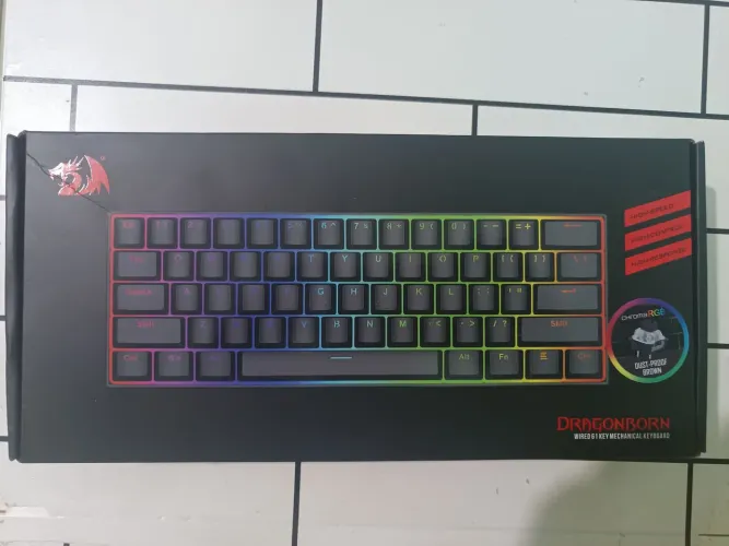 Teclado mecânico Redragon Novo