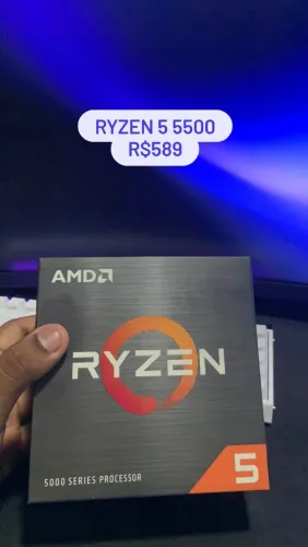 Ryzen 5 5500 lacrado @zathurainformatica
