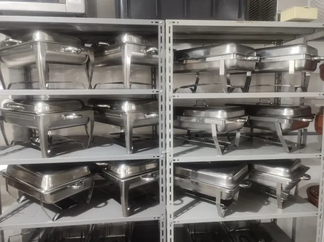Lote de 10 Rechauds 01 Cuba Inox Usado