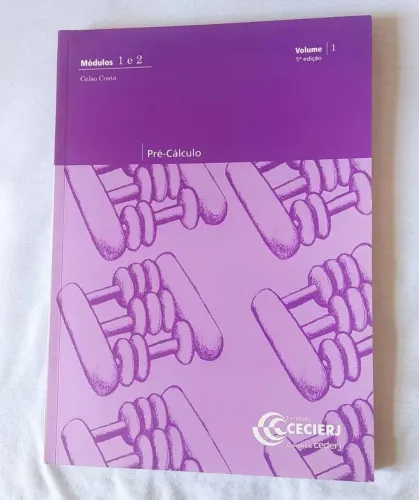 Livro Pré-Cálculo Volume 1 - Módulos 1 e 2.