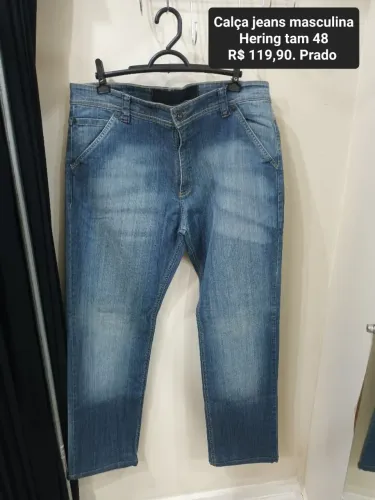 Calça jeans masculina Hering 48