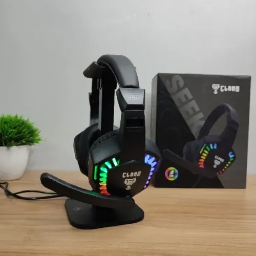 Headset Gamer Night Seek Clanm Imersão, conforto e estilo no seu setup 