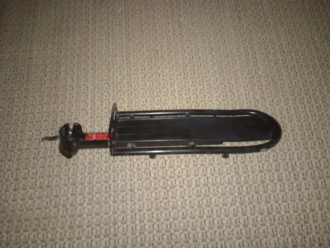 ? Bagageiro Flutuante para Bicicleta - Preto