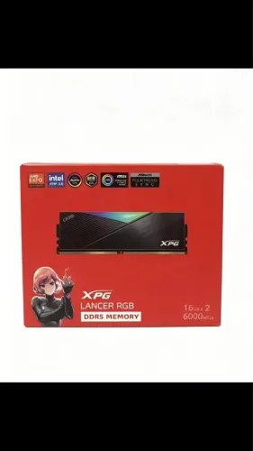 Memória RAM XPG Lancer, RGB, 32GB (2x16GB), 6000MHz, DDR5, CL30,