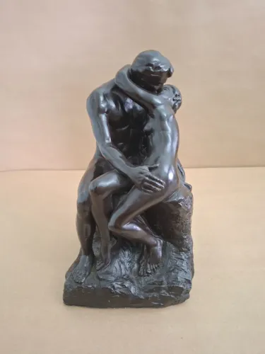 Estátua "O BEIJO" de Auguste Rodin - Réplica Oficial de Museu