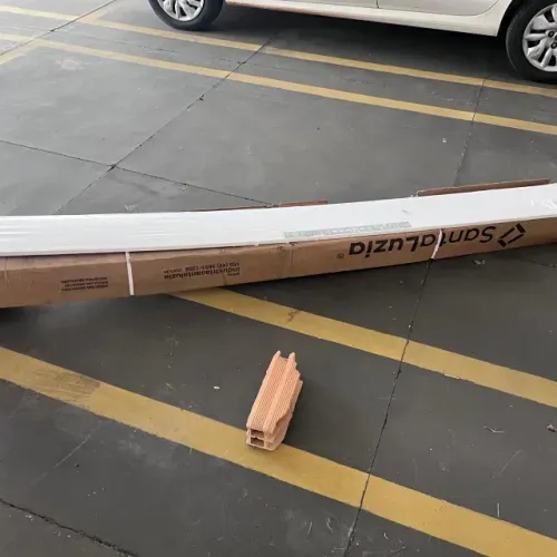Rodape Santa Luzia Branco 506 liso Medidas : 200 x2400 Novo na Caixa