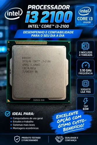 Processador i3 2100 Socket 1155