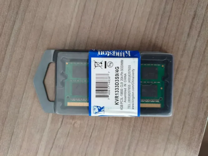Memória ram 4gb ddr3