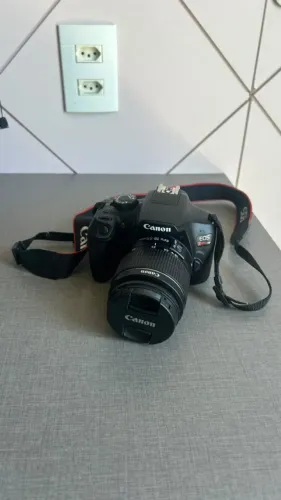 Canon EOS Rebel T6 + Case para Câmera + Case para lente