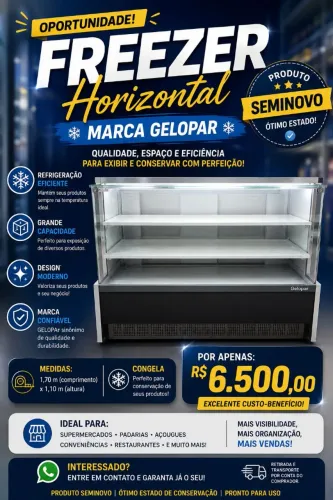 Freezer horizontal gelopar