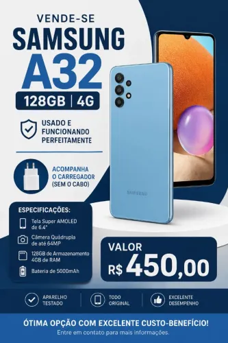 Celular Samsung A32 128gb/4g