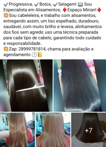 Espaço Mirian a sua disposição. 