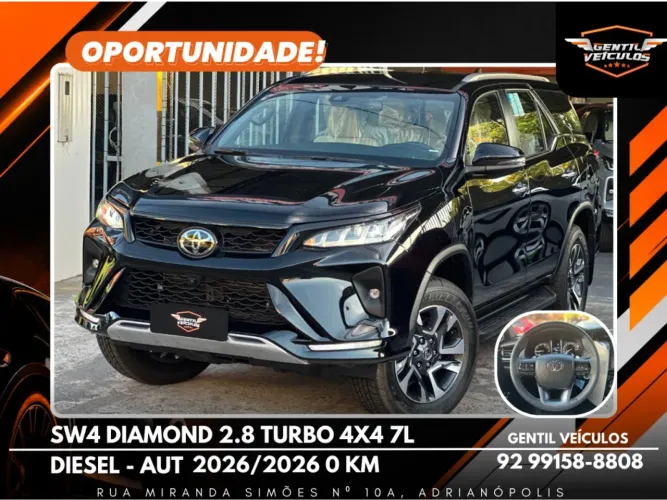Toyota Hilux SW4 Diamond 2.8 TB 4X4 Die. Aut. 2026