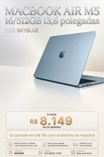MacBook Air M5 16GB/512GB
