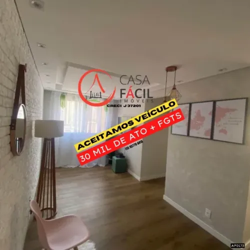 Apartamento com 2 quartos e 48m2 no ABC ! !