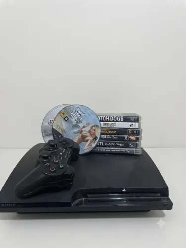 Ps3 completo, tambem acompanha câmera original