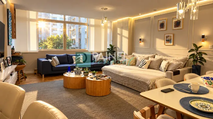 Apartamento residencial de 158 m² à venda no Gonzaga, em Santos