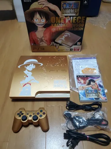 Playstation 3 edição limitada One Piece, excelente estado de conservação 