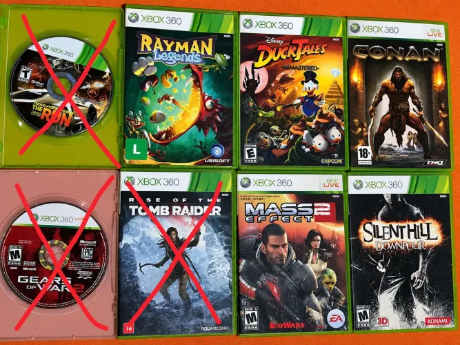 Jogos de Xbox 360 originais 50 reais cada um, leia descrição.