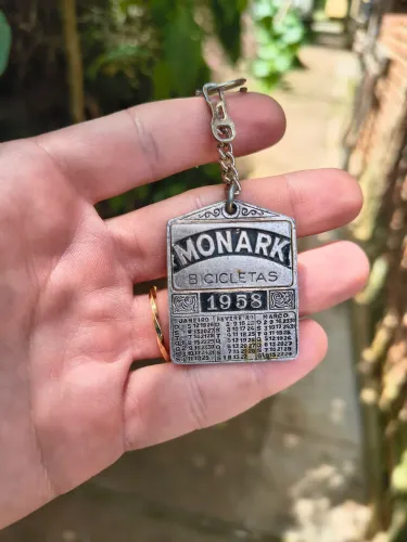 Chaveiro calendário Monark Bicicleta Antiga 