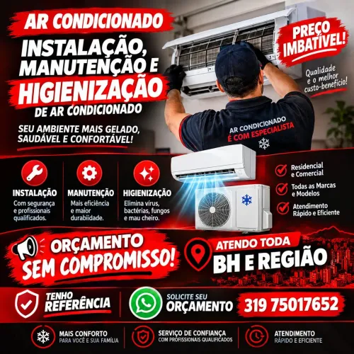 INSTALACAO AR CONDICIONADO