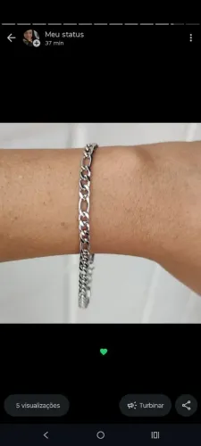 Pulseira Elo Fígaro Banhada em Prata 925