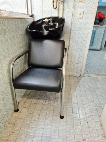 Cadeira lavatório salão de beleza 