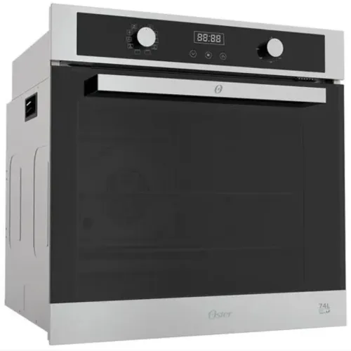 VD ou TR! Forno de Embutir Elétrico 74L Oster Semi Digital Black Inox 220V Novo