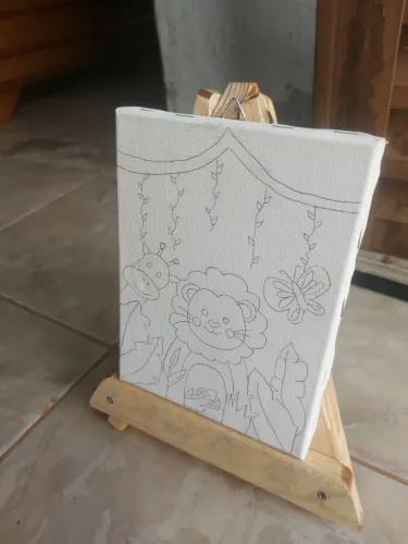 Cavalete para tela