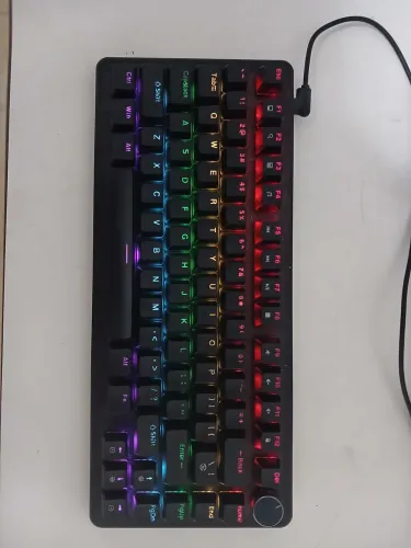 [PARA VENDER RAPIDO] Teclado Mecânico Apayado K82 75% + Suporte Para Notebook