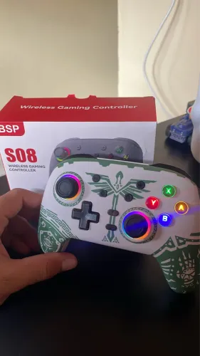 Vendo ou troco por algo de meu interesse (controle modelo Nintendo Switch, skin Zelda TOK)