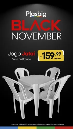 Jogo de mesa+ 4 cadeiras por 159,99 avista 