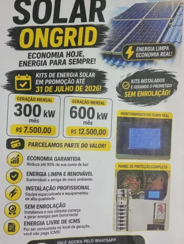 Energia solar ongrid 