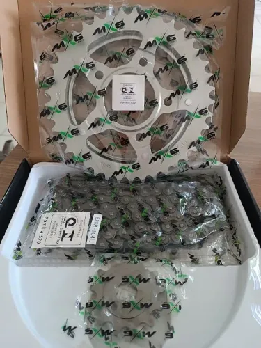 KIT TRANSMISSÃO PARA MOTO CBX 200 STRADA(1993/2002)